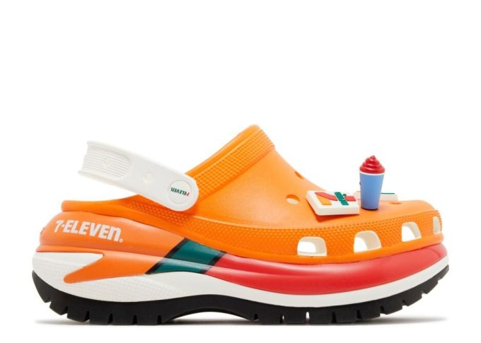 7-Eleven x Mega Crush Clog „Orange“