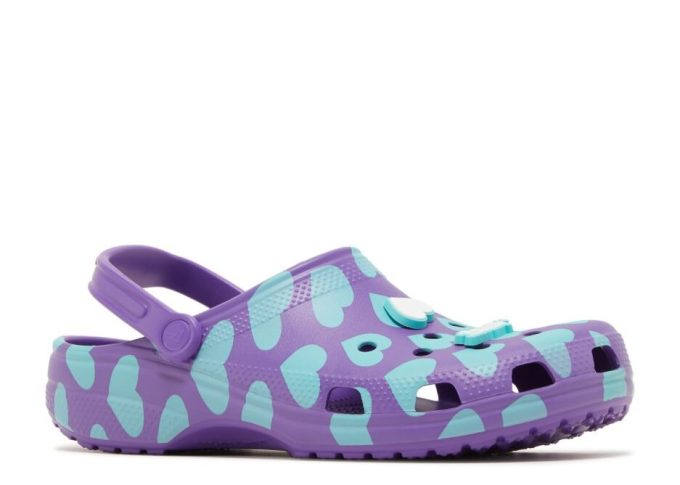 Awake NY x Classic Clog „Zuhause ist, wo das Herz ist – Lila“