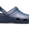 Crocs 2 Flache Sandalen in Tiefblau 205619-410