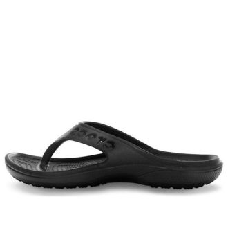 Crocs Baya Flache Flip-Flops Schwarz 11999-001 Crocs Baya Flache Flip-Flops Schwarz 11999-001