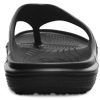Crocs Baya Flache Flip-Flops Schwarz 11999-001