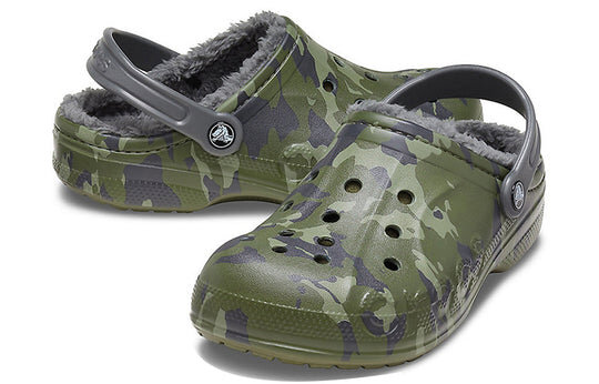 Crocs Baya Lined Clog Printing Fleece Lined Unisex Camouflage Hausschuhe 205975-97G Crocs Baya Lined Clog Printing Fleece Lined Unisex Camouflage Hausschuhe 205975-97G