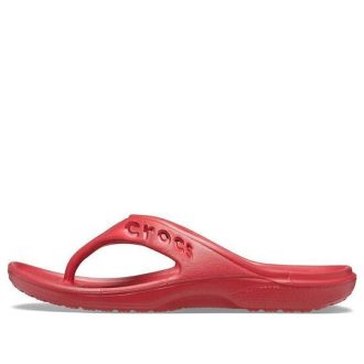 Crocs Baya Minimalistic Casual Flat Flip-Flops Rot 11999-6EN Crocs Baya Minimalistic Casual Flat Flip-Flops Rot 11999-6EN