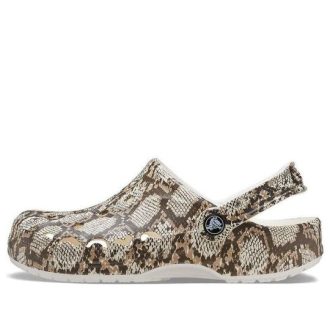 Crocs Baya Seasonal Printed Clogs „Austernpilz“ 206230-13T