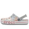 Crocs Bayaband Beach hellgraue Blumensandalen 206232-0GN
