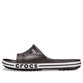 Crocs Bayaband Clog Hollow Out Lässige schwarze Hausschuhe 205392-066