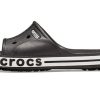 Crocs Bayaband Clog Hollow Out Lässige schwarze Hausschuhe 205392-066