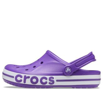 Crocs Bayaband Clog, verschleißfest, gemütlich, für Strand und Sport, Unisex, lila, Sandalen 205089-520