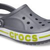Crocs Bayaband Cozy Sportsandalen Rot Unisex Grau 205089-0GX