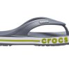 Crocs Bayaband Flip rutschfeste, verschleißfeste, lässige Hausschuhe in Graugrün „Grey Green“ 205393-0A3