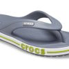 Crocs Bayaband Flip rutschfeste, verschleißfeste, lässige Hausschuhe in Graugrün „Grey Green“ 205393-0A3