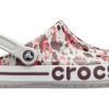 Crocs Bayaband Printed Classic Clogs „Weiß Braun Rot“ 205840-1CD