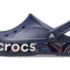 Crocs Bayaband Printing Sandalen Unisex Blau 206233-410