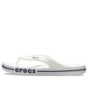 Crocs Bayaband Weiß Blau Unisex Flip-Flops „Weiß Blau“ 205393-126