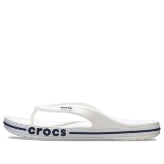 Crocs Bayaband Weiß Blau Unisex Flip-Flops „Weiß Blau“ 205393-126