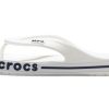 Crocs Bayaband Weiß Blau Unisex Flip-Flops „Weiß Blau“ 205393-126