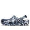 Crocs Beach Marble Unisex Schwarz Weiß Sandalen „Black White“ 206867-103