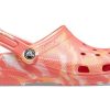 Crocs Beach Orange Marmor Sandalen 206867-6SN
