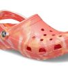 Crocs Beach Orange Marmor Sandalen 206867-6SN