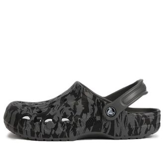 Crocs Beach Schwarze Sandalen „Grau Weiß“ 206230-07I