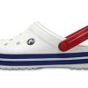 Crocs Beach Unisex Weiß Blau Sandalen „White Blue“ 11016-11I Crocs Beach Unisex Weiß Blau Sandalen „White Blue“ 11016-11I
