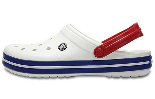Crocs Beach Unisex Weiß Blau Sandalen „White Blue“ 11016-11I Crocs Beach Unisex Weiß Blau Sandalen „White Blue“ 11016-11I