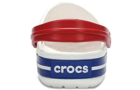 Crocs Beach Unisex Weiß Blau Sandalen „White Blue“ 11016-11I Crocs Beach Unisex Weiß Blau Sandalen „White Blue“ 11016-11I