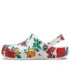 Crocs Beach White Flowers Sandalen „Weiß Rot Grün“ 206230-10D