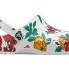Crocs Beach White Flowers Sandalen „Weiß Rot Grün“ 206230-10D