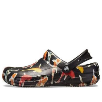 Crocs Bistro Graphic Clogs „Schwarz Multi“ 204044-0S3
