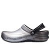 Crocs Bistro Graphic Clogs „Silber Schwarz“ 204044-041