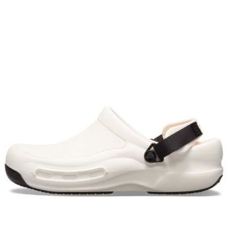 Crocs Bistro Pro Literide Clogs „Weiß Schwarz Orange“ 205669-100