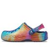 Crocs Classic Clog Tie Dye Printing Schuh Tiefblau Unisex 207329-95T