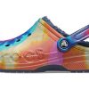 Crocs Classic Clog Tie Dye Printing Schuh Tiefblau Unisex 207329-95T