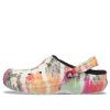 Crocs Classic Clog Tie Dye Schuh Mehrfarbig Schwarz 206341-0C4