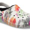 Crocs Classic Clog Tie Dye Schuh Mehrfarbig Schwarz 206341-0C4