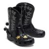 Crocs Classic Cowboy Boot „Schwarz“ 208695-001