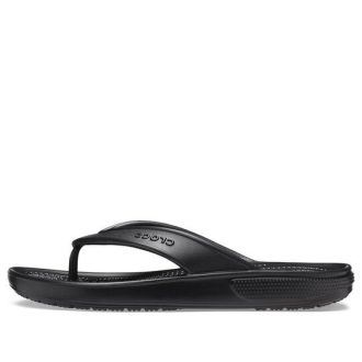 Crocs Classic Cozy rutschfeste Flip-Flops Unisex Schwarz 206119-001