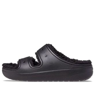Crocs Classic Cozzzy Sandale „Schwarz“ 207446-060