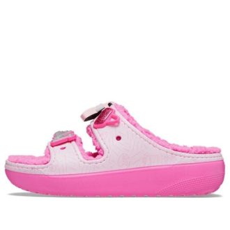 Crocs Classic Cozzzy Sandale x Barbie „Electric Pink“ 208883-6QQ