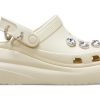 Crocs Classic Crush Punk Clogs „Knochen“ 208219-2Y2