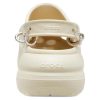 Crocs Classic Crush Punk Clogs „Knochen“ 208219-2Y2