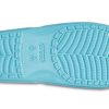 Crocs Classic Flache Sandalen Unisex Denim Blau 206121-4ST