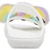 Crocs Classic Fur Sure 2 Riemen Sandalen „Weiß“ 207405-100