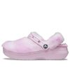 Crocs Classic Fur Sure Clogs Ballerina „Pink Weiß“ 207303-6SU