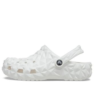 Crocs Classic Geometric Clog „Weiß“ 209563-100