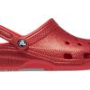 Crocs Classic Glitter Clogs „Flame“ 205942-8C1