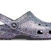 Crocs Classic Glitter Clogs „Silber Multi“ 205942-0C4