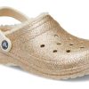 Crocs Classic Glitter Lined Clogs „Gold White“ 205842-93S