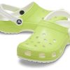 Crocs Classic Glow in the Dark Clogs „Limettengrün Weiß“ 209101-3UH
